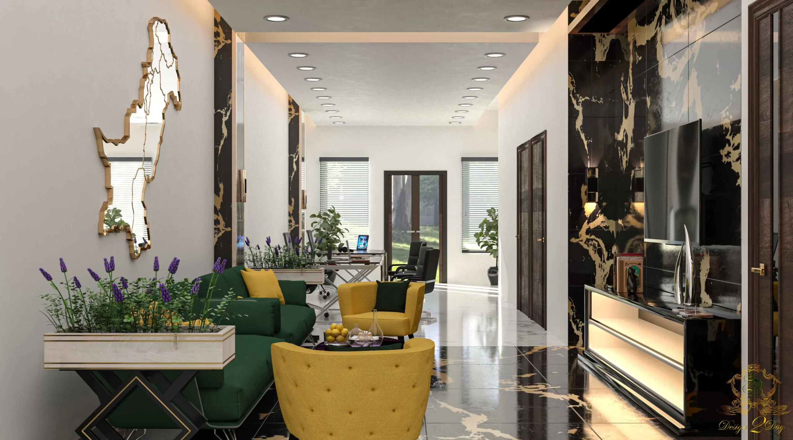 Commercial interior design project in islamabad